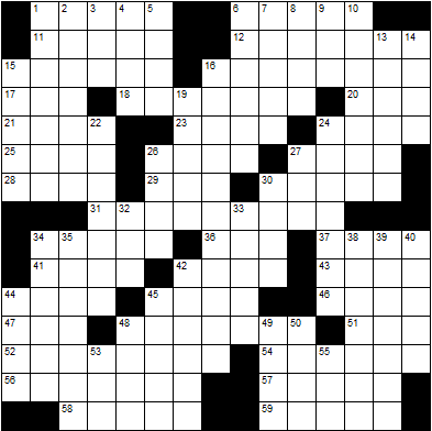 Crossword puzzle for April 16, 2023