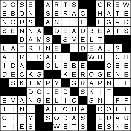 crossword solution