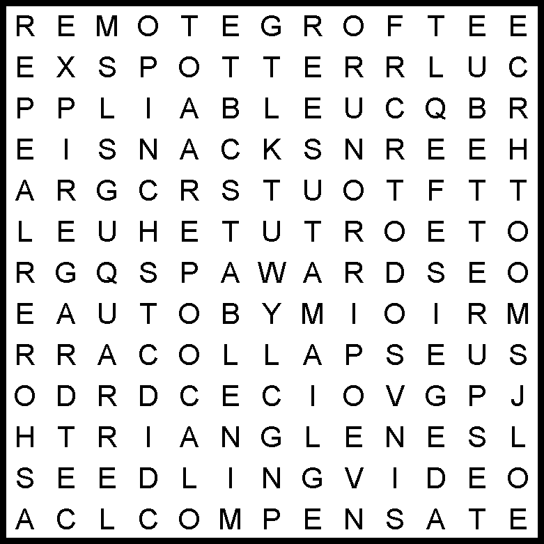 Word search for January 24, 2024